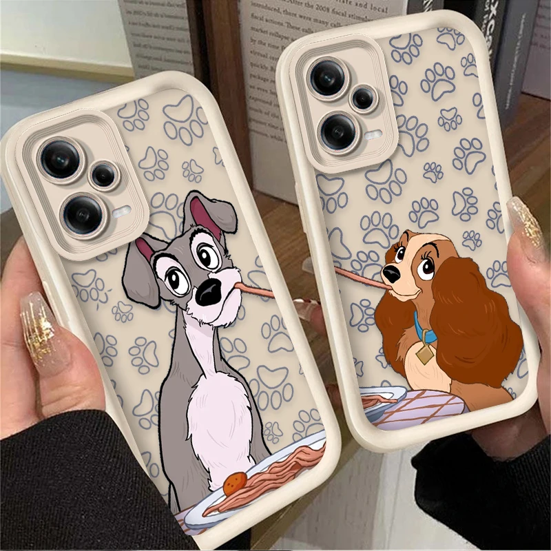 Мягкий чехол для телефона «Леди и Бродяга» для Xiaomi Redmi Note 13 14 12 11 Pro Plus 5G 12S 11S 10S 10 9 Redmi 14C 13C 12C 12 4G A3 A3X