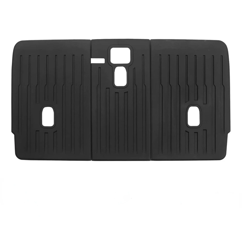Seats Back Protector Fit for Tesla Model Y 2021-2024 All Weather TPE Rear Seat Backrest Mats 5 Seater Cover Accessories 3 PCS