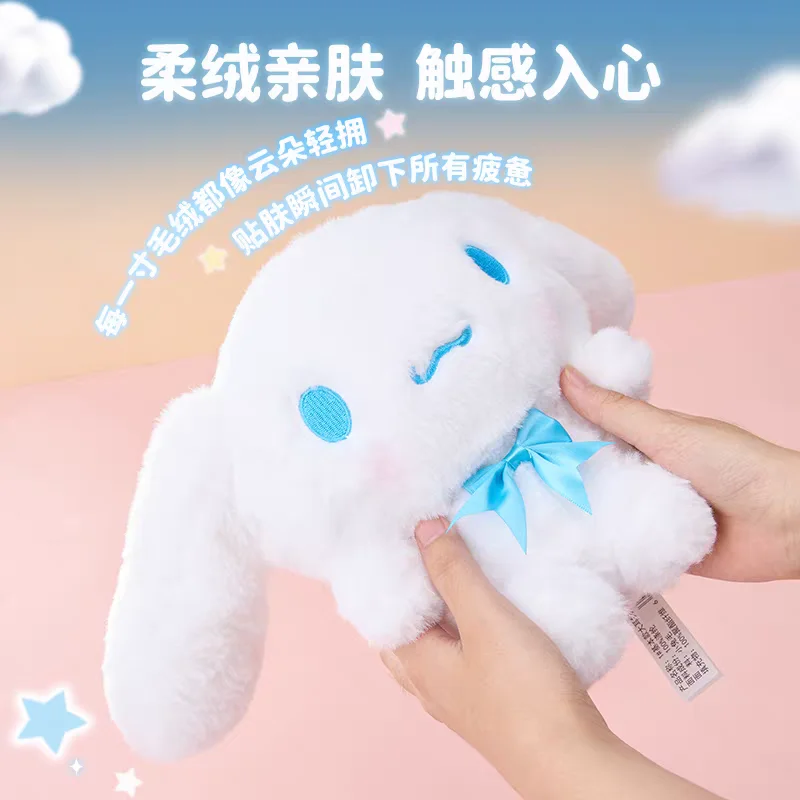 Sanrio Anime Classic Series Cinnamoroll Hello Kitty Cute Plush Stuffed Toys Soft Pillow Plushies Doll Birthday Gift For Girls