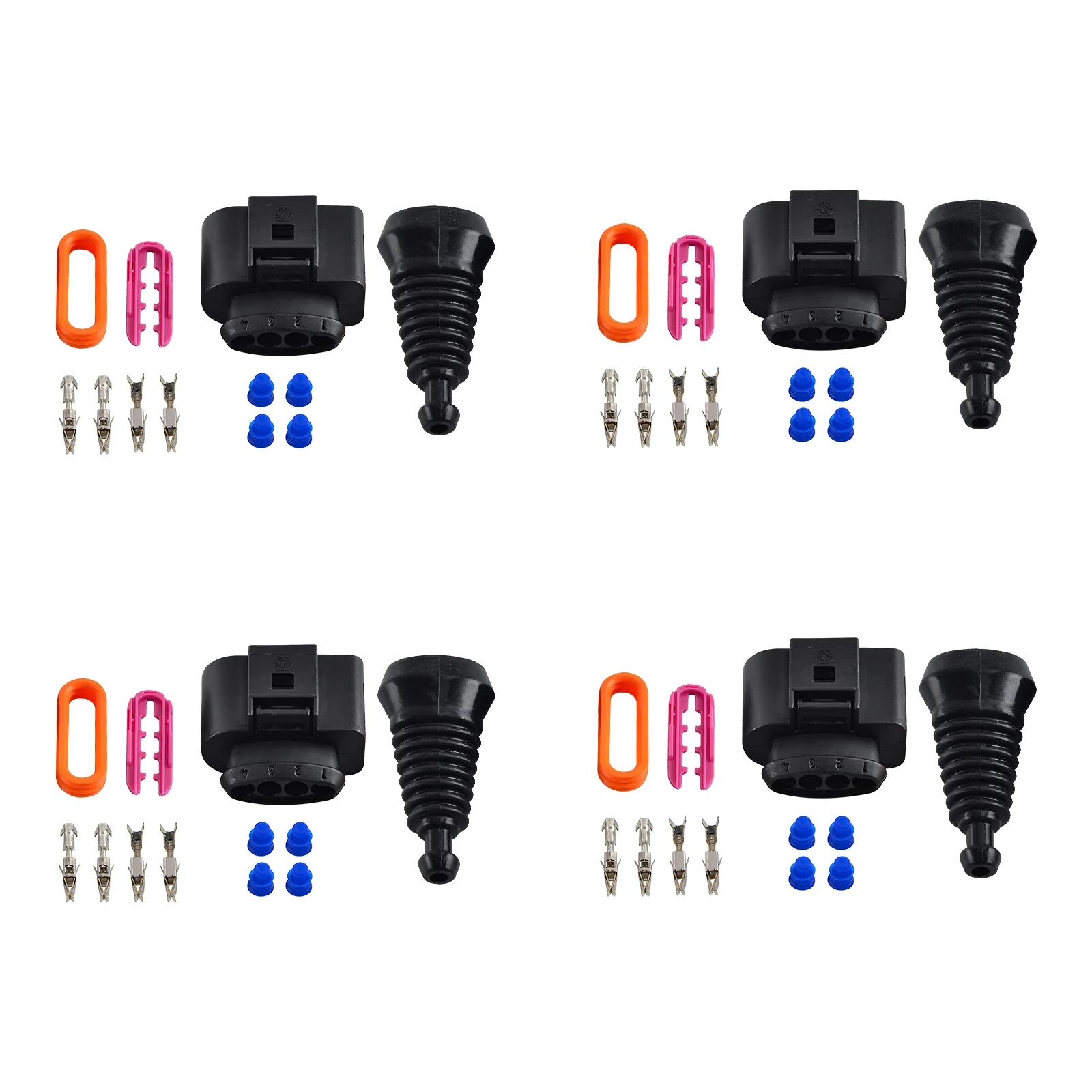 

4pcs Ignition Coil Connector Repair Kit for VW for Golf for Audi A4 A6 for Passat for Jetta for Polo for Touran for Transporter