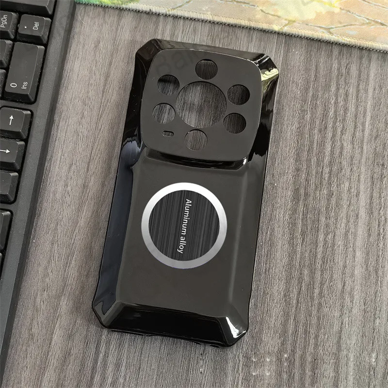 Для Oukitel Armor 28 Ultra силиконовая мягкая задняя крышка с металлической магнитной наклейкой