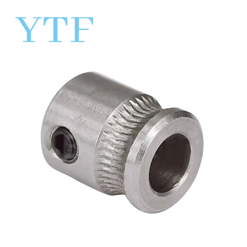 1-100PCS MK8 Driver Gear 9mm*5mm*11mm Part For Extruder 1.75mm 3.0mm Filament 3D Printers Parts Extrusion Wheels 5mm Pulle