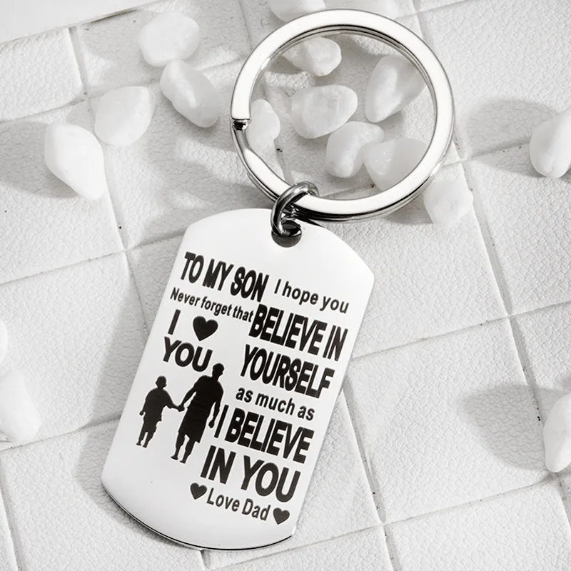 Son Boyfriend Sisters Keychain Keyring Good Friends Brother Dad Sister Key chain Birthday Fashion Jewelry Christmas Gifts