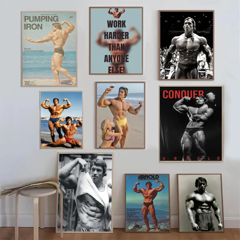 

Arnold Schwarzenegger Bodybuilding Poster Good Quality Prints and Posters HD Quality Poster Wall Art Painting Study Home Decor