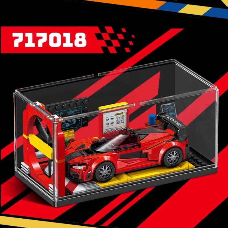 SEMBO Racewagen Accessoires Kleine Deeltje Bouwsteen Montage DIY Puzzel Speelgoed Model Kinderen Verjaardagscadeau Speelgoed