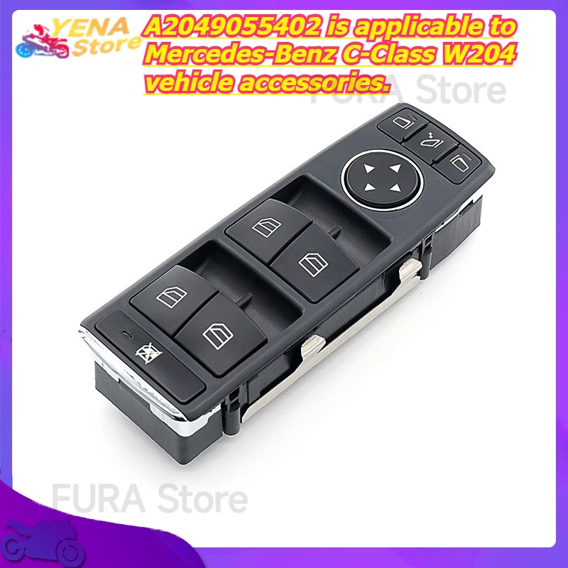 

The window switch actuator button A2049055402 is applicable to Mercedes-Benz C-Class W204 vehicle accessories.