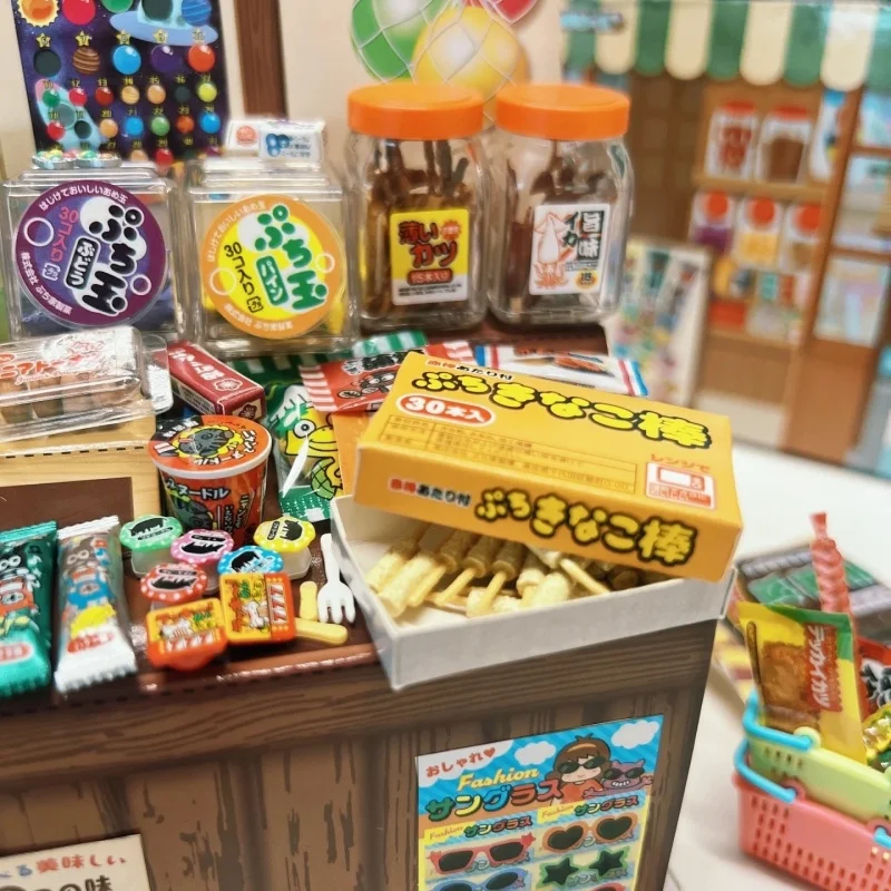 إعادة النقل ريترو ديم سوم كاندي مخزن مشهد مصغر نموذج لطيف هدية لعبة تحصيل شخصيات العمل العصرية عرض لعشاق #3