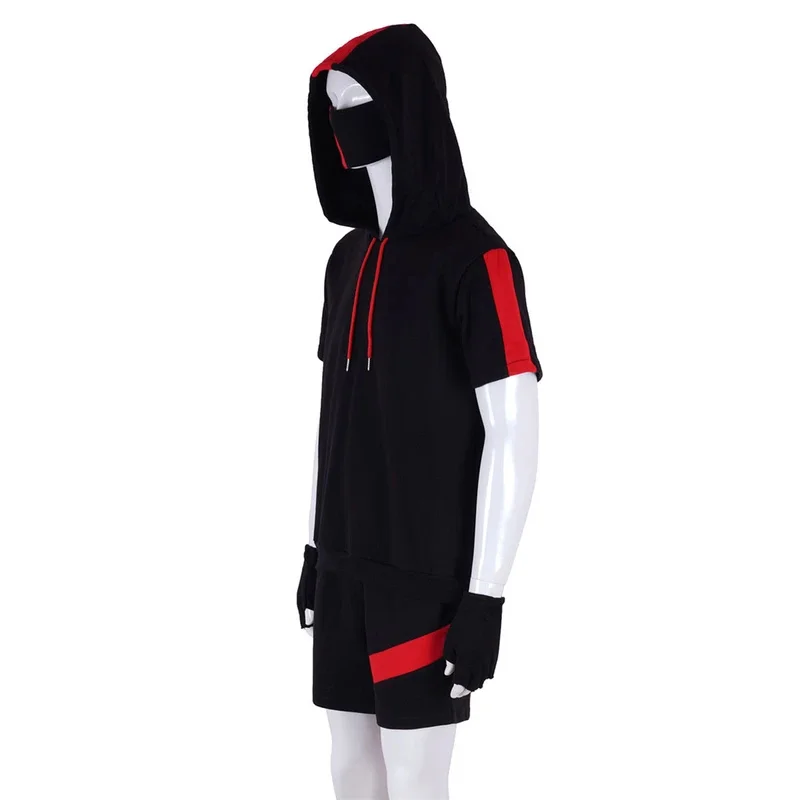 

Костюмы aaa Royale Ikonik 2025, толстовка с капюшоном для косплея, полный комплект, спортивный костюм, наряды для детей, мужские топы, шорты, перчатки, Хэллоуин S