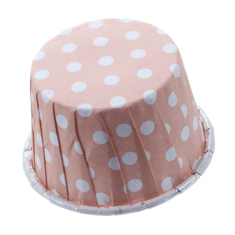 100X Cupcake Wrapper Paper Cake Case Baking Cups Liner Muffin Pink With 100Pcs 12X12cm Sandwich Donut Bread Bag