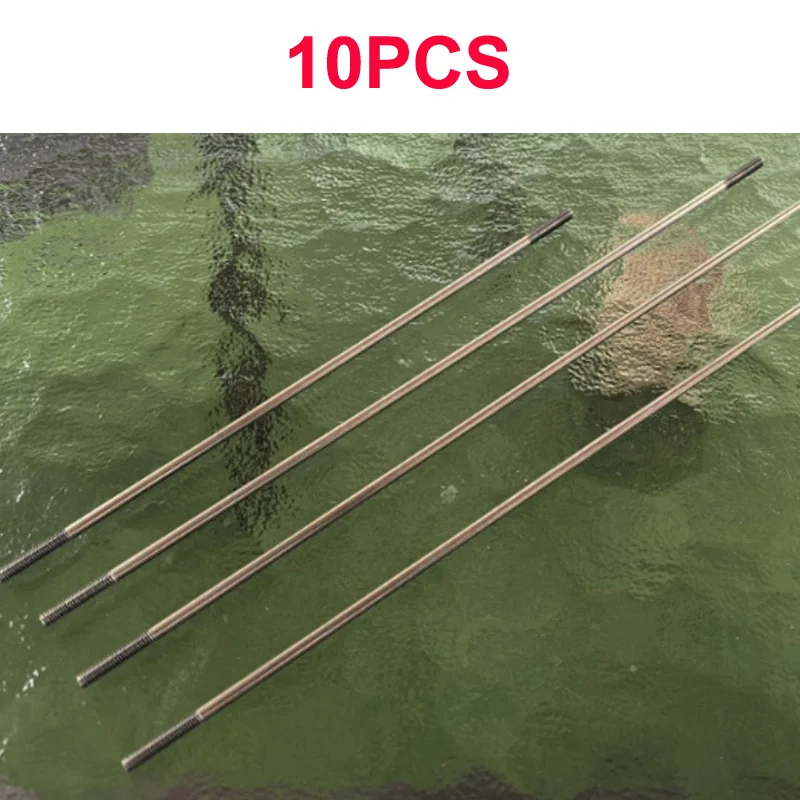 10PCS M3 150/200/250/300mm Metal Pull Rod Stainless Steel Pushrod Both End with Thread for RC Boat Motor Shaft Connect Linkage