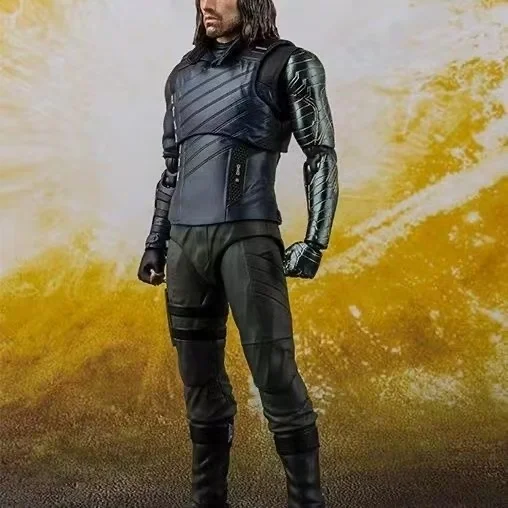 Bandai SHF Зимний солдат Зимний солдат Баки Мстители 3, модель фигурки бесконечной войны