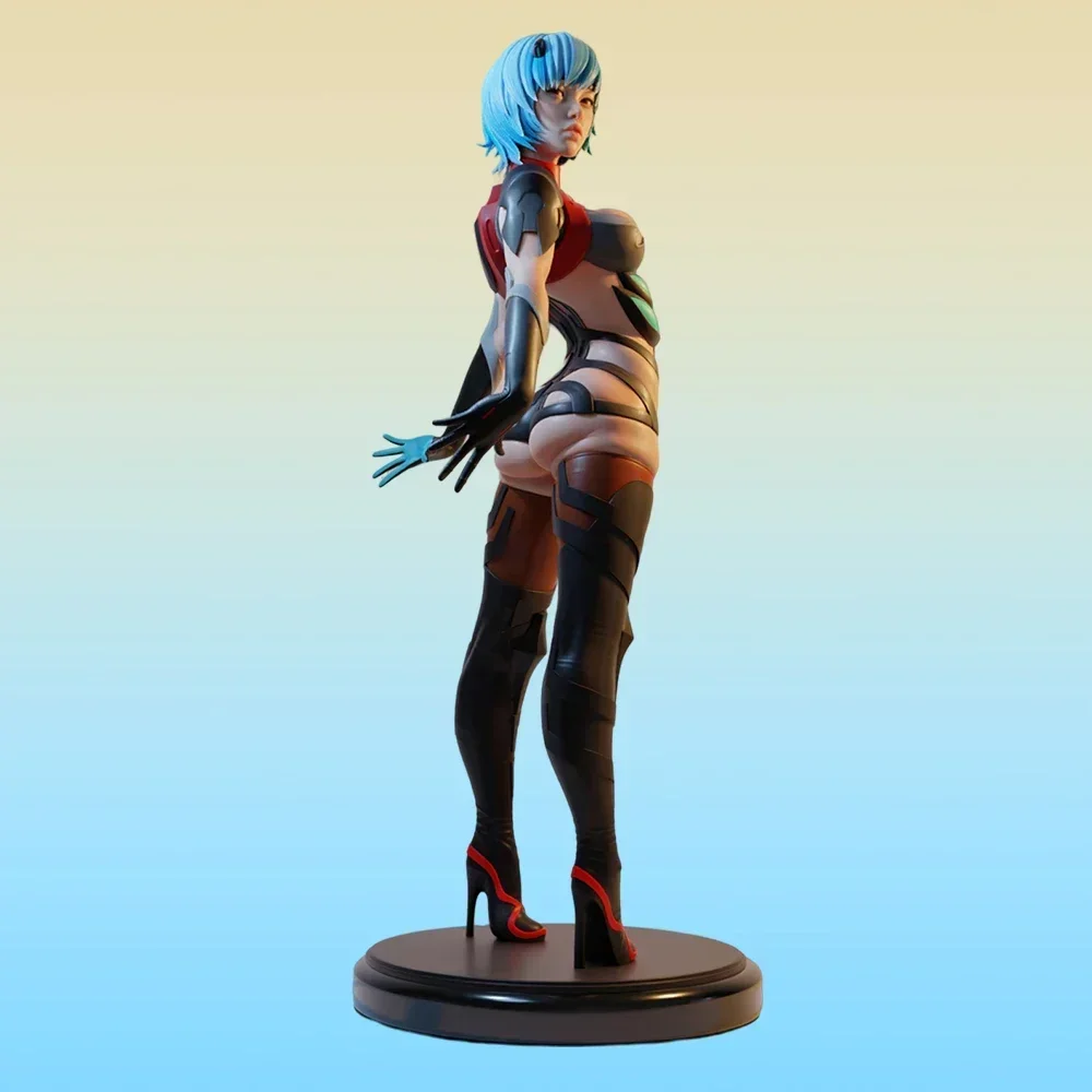 Figura de Anime Ayanami Rei 1:24, figura en miniatura, Kit de modelo de resina, Kit de modelo de plástico sin pintar A526