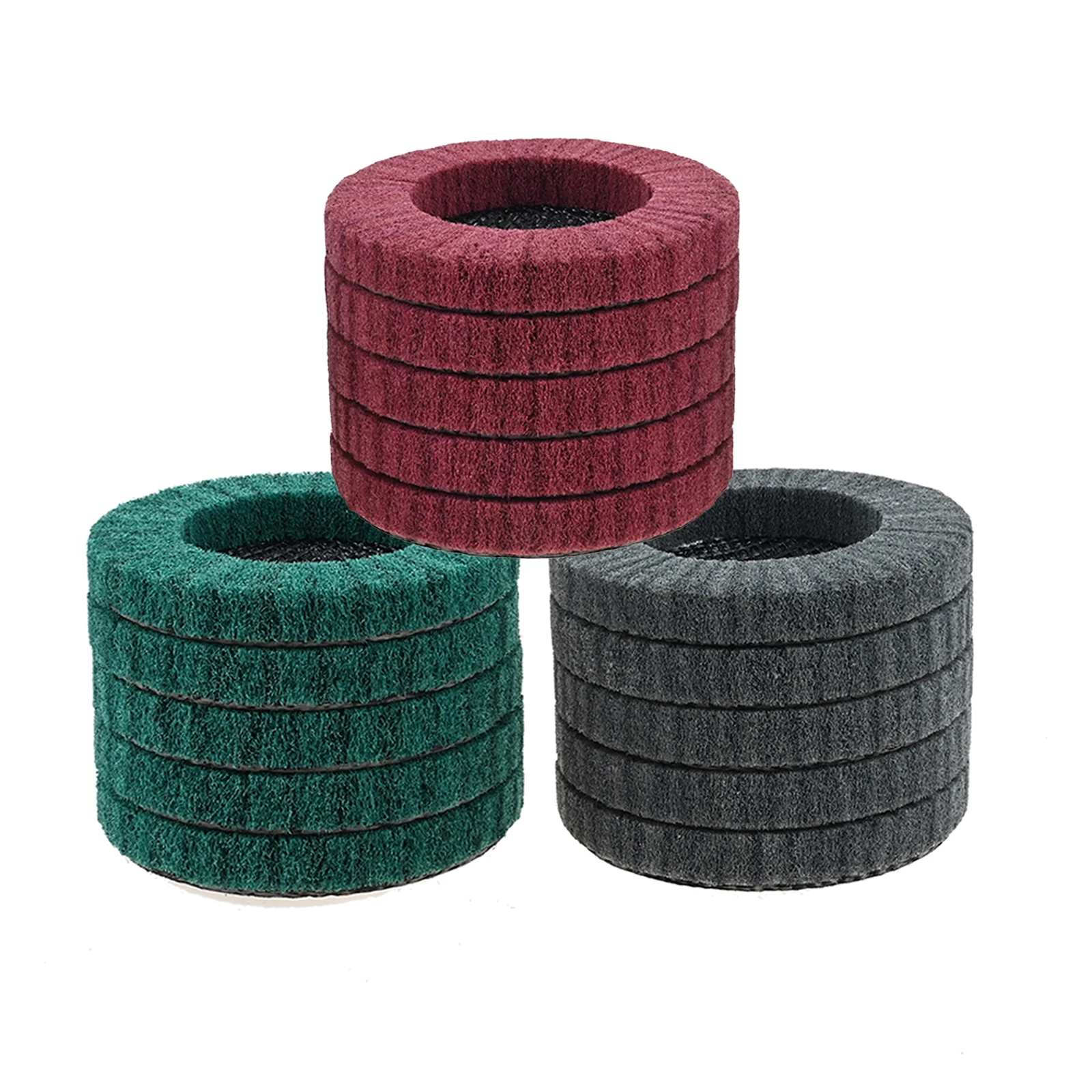 

15Pcs 4.5 Inch Nylon Fiber Flap Polishing Disc for Angle Grinder Polishing Flap Wheel for Wood Metal Sanding Paint Rust Remover