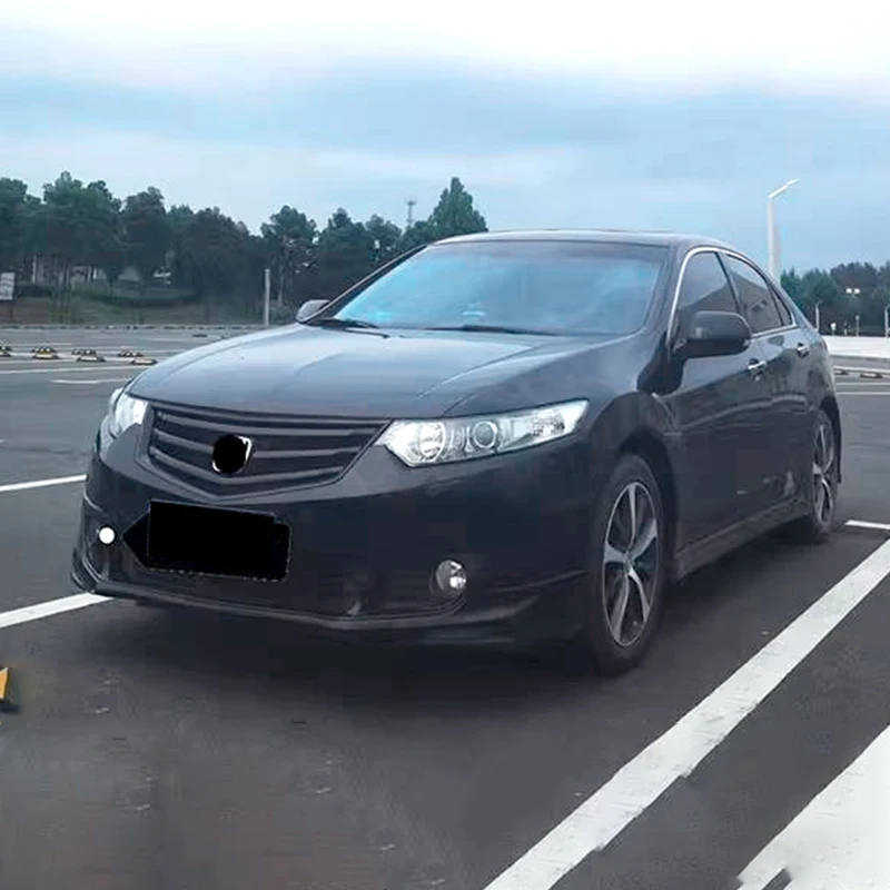 For Honda Spirior Carbon Black Car Front Bumper Lower Mesh Grill Grille Cover Trim Diffuser 2009 2010 2011 2012 2013 Accessory