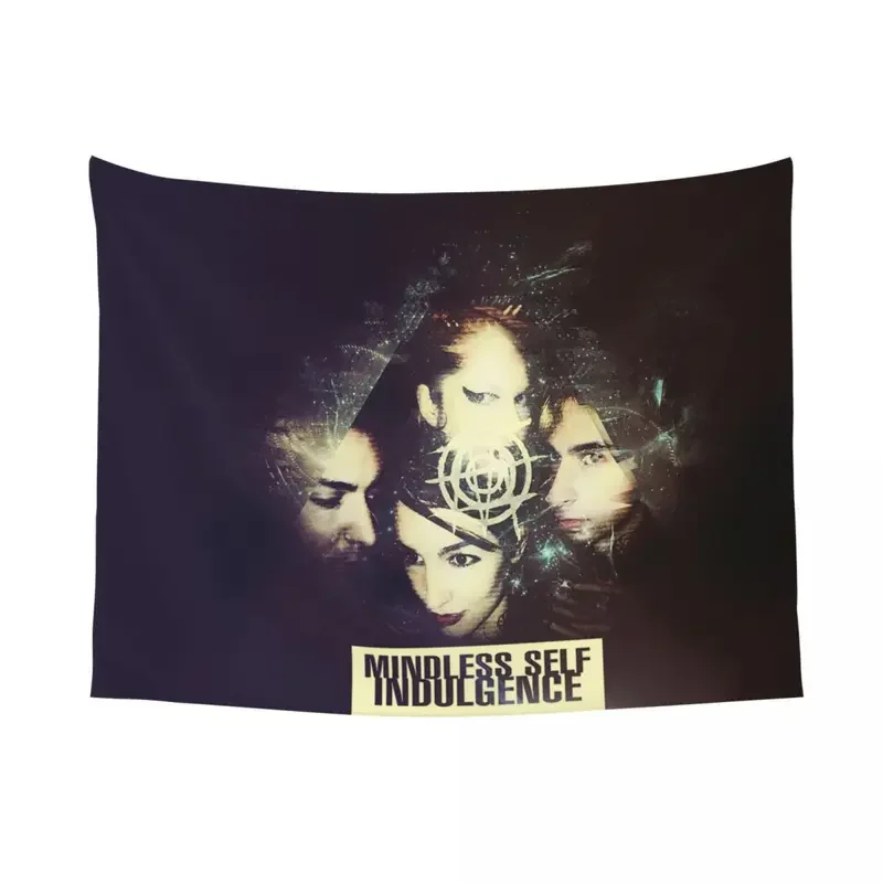 Custom MSI mindless hip hop punk rock self indulgence tapestry home decor hippie wall hanging electro tapestries for living room