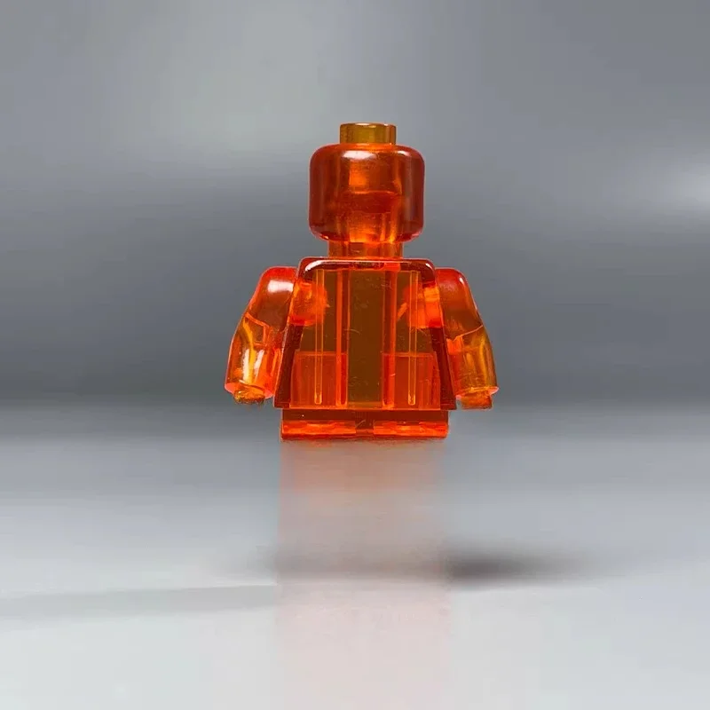 MOC Building Blocks Man Transparent Vegetable Luminous Children Educational Toys Boys Holiday Gift Collection Ornaments Hobby
