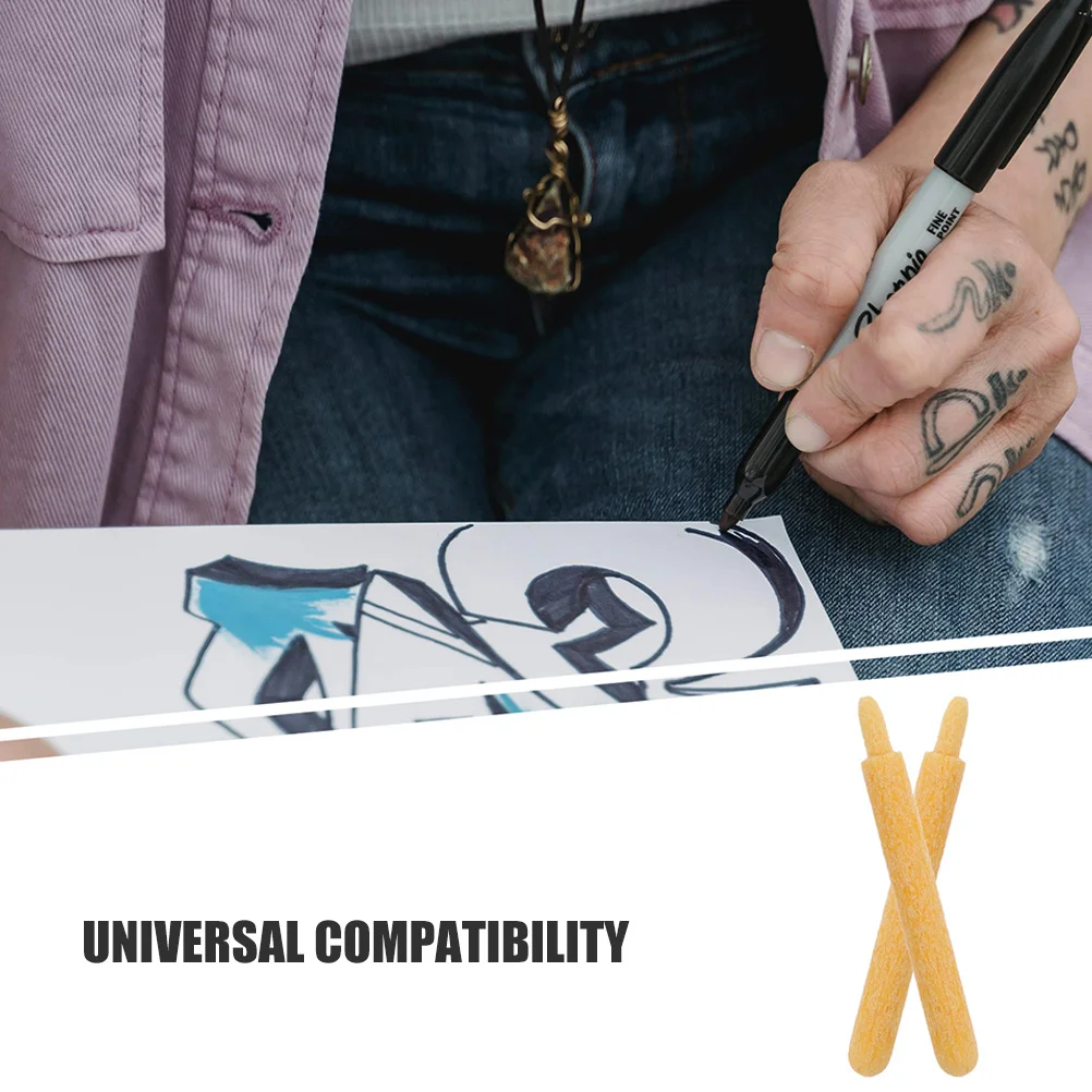 20 قطعة من رؤوس الاستبدال الدقيقة قطع غيار المكتب لأقلام الرسم وأجزاء فرشاة الأكريليك