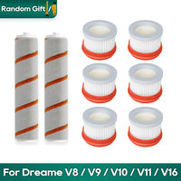 Fit for Xiaomi Dreame V11 V10 V9 V9B V9D V9P V16 V8 Soft Brush Roller Hepa Filter replacement Accessories Kit