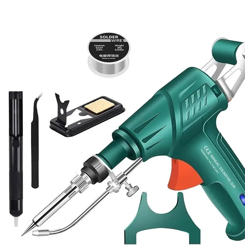 BMBY-Rectionrae Multi-Function Soldering Iron, Internally Heated Industrial Welding Tools, Rectionrae Welder Set, US Plug Green