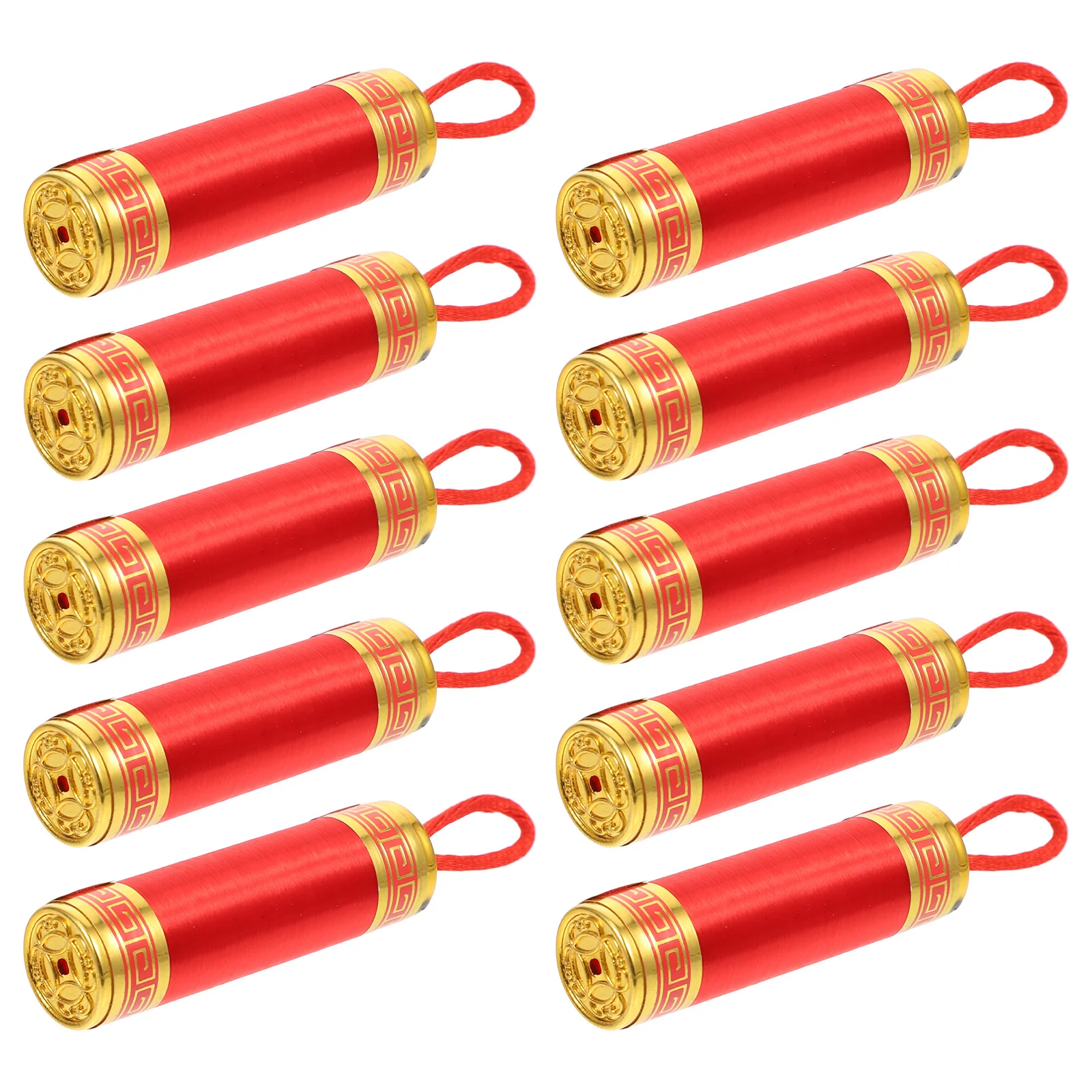 

10Pcs Chinese Style Red Pendants Festival Decorations New Year Hanging Decors Spring Festival Celebration