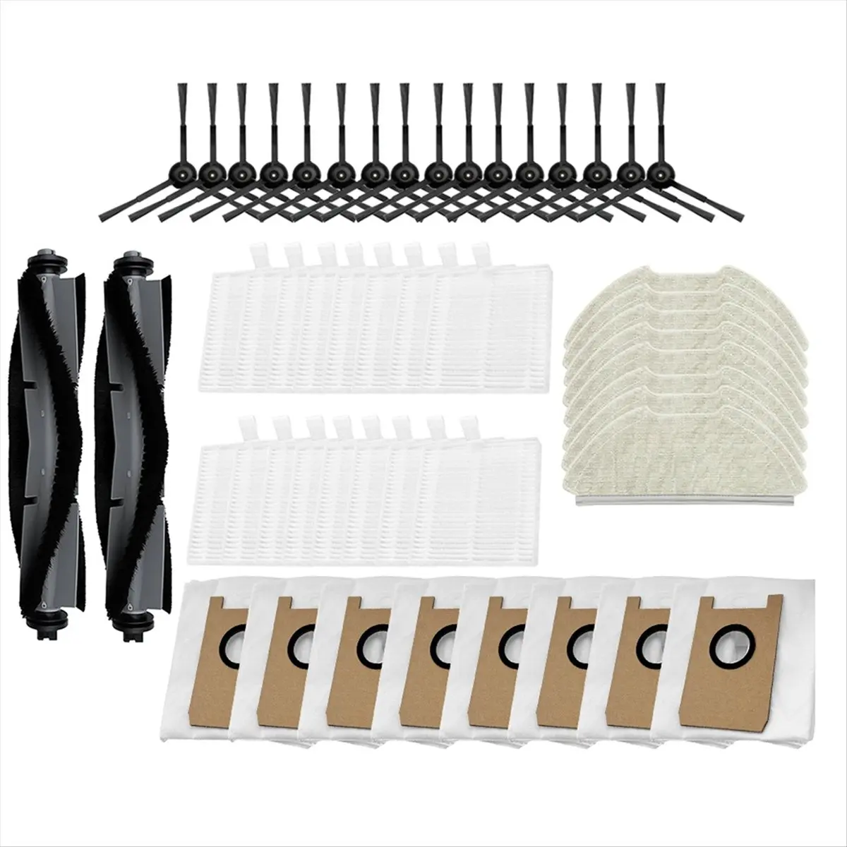 100% New Spare Parts for T20+ Robot Vacuum Cleaner Main Side Brush Hepa Filter Mop Cloth Accessories