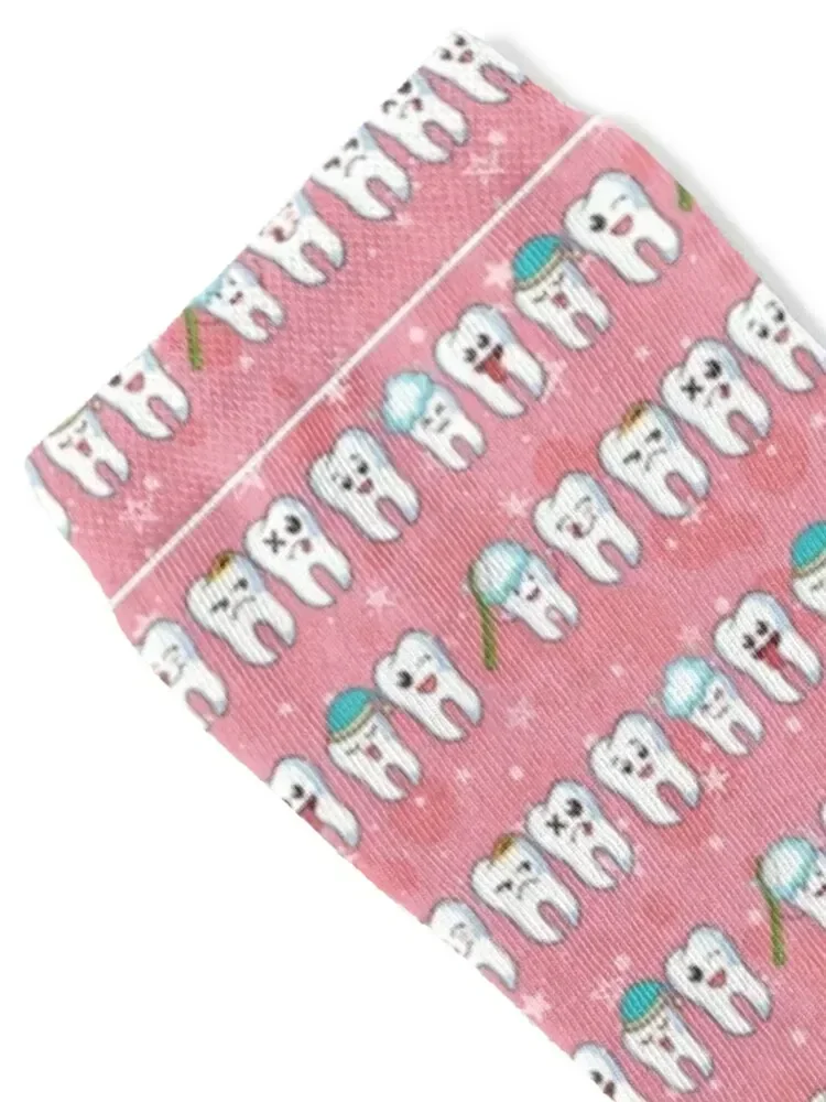 Cute Dental Assistant Gift Women Smile Teeth Socks hiking Children's Socks Women's Men's