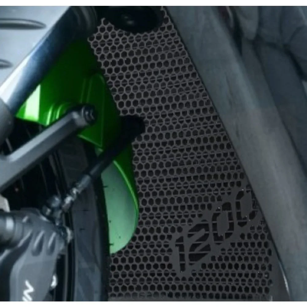 Motorcycle Radiator Guard Grille Oil Cooler Cover For Kawasaki ZZR1200 ZZR 1200 ZZR-1200 ZX-12 ZX12 ZX 12 Ninja 2002-2003-2004-2005-2006