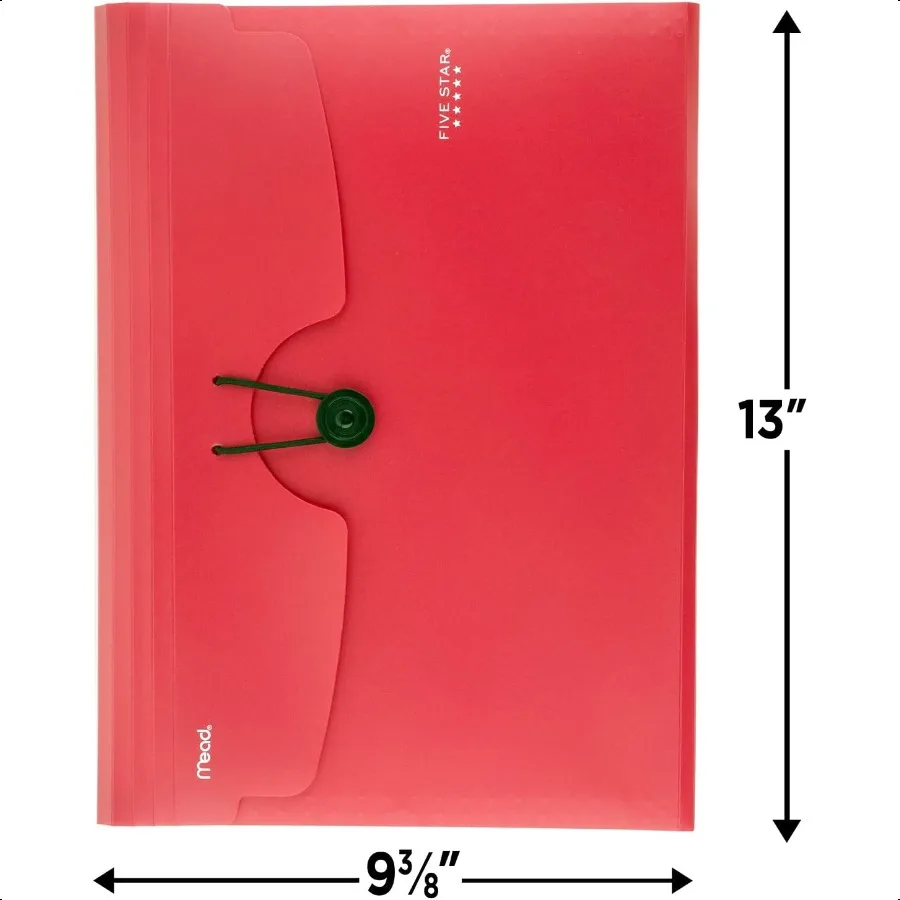 6 جيوب توسيع منظم الملفات مجلدات الملفات البلاستيكية القابلة للتوسيع مع جيوب وإدراج علامة التبويب 13 × 91 4 يحمل 11 × 81 2 بنجي