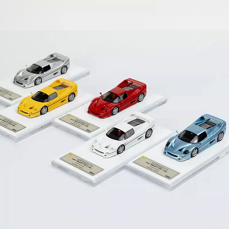 Original 1:64 Scale 1995 F50 Supercar Simulation Resin Car Model Static Display Collectible Toy Gift Souvenir Decration