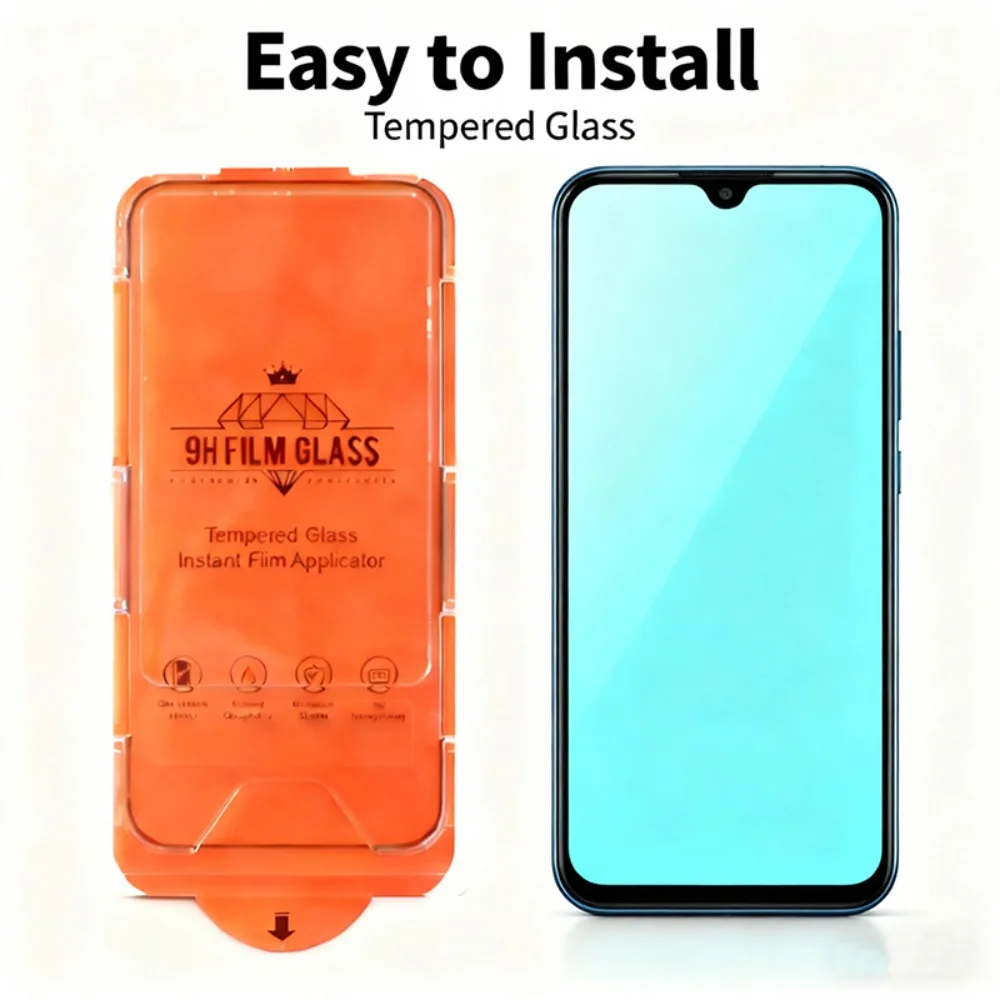 

2pcs Dust Free Tempered Glass for Samsung Galaxy A25 A15 A05 A05S A04S A04 Core A04e A24 A12 Screen Protector Fingerprint-free