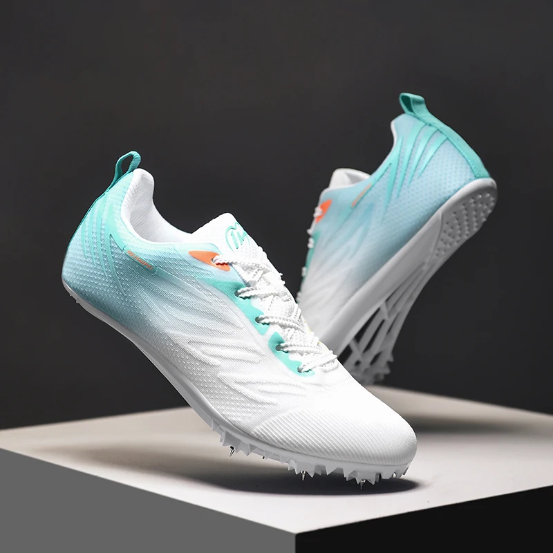 Youth Track Spikes Shoes Lightweight Non Slip Running Sprint Jump Training Athletic Unisex Kids Footwear