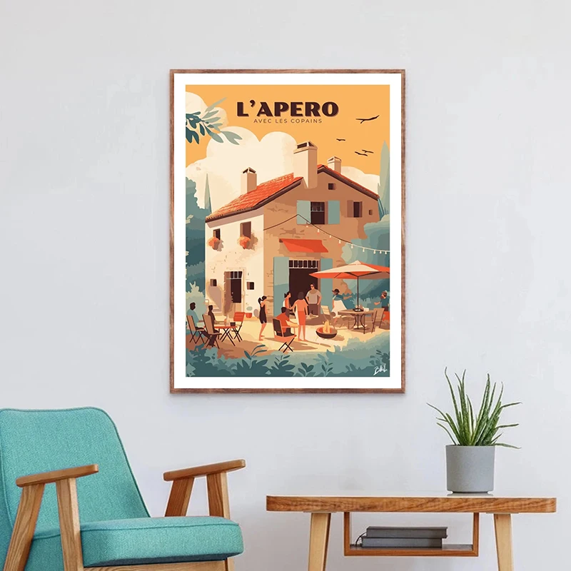 ملصق مارسيليا فيردون بيتانك كلاسيكي وطباعة ، لوحة قماشية للسفر في فرنسا ، صورة فنية جدارية لغرفة المعيشة ، هدايا ديكور المنزل #3