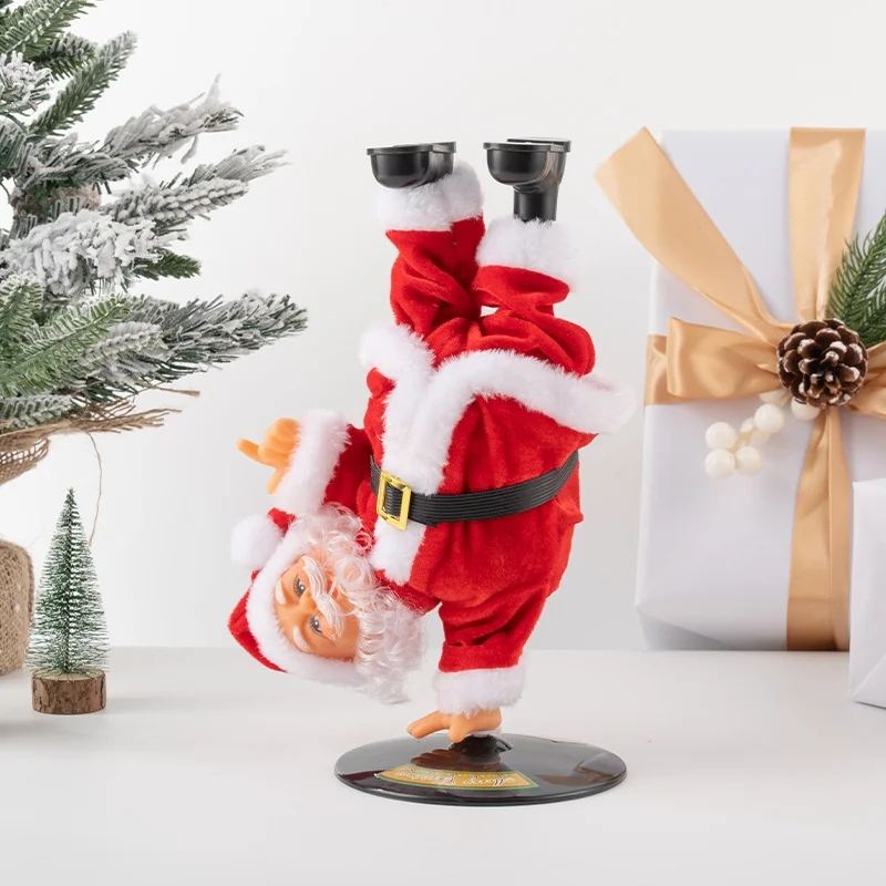 Santa Claus Electric Climbing Bead Chain Battery Driven Christmas Mobile Indoor and Outdoor Christmas Tree Hanging Accessories