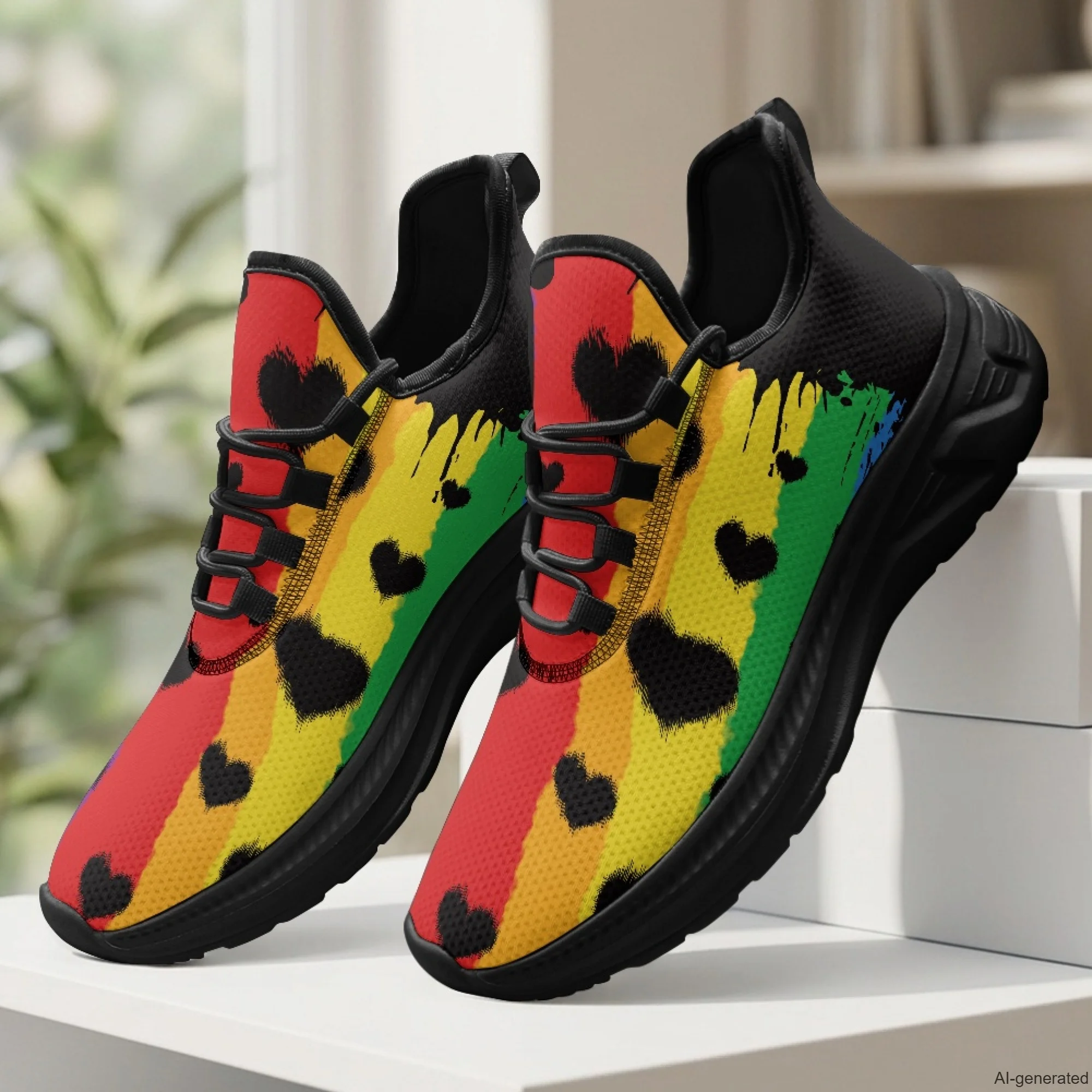 XIXIRIMIDO Summer Sneakers for Men Cleaning Nurse Shoe Comfortable Tennis Shoes for Nurse Rainbow Shoes for Woman 35-48