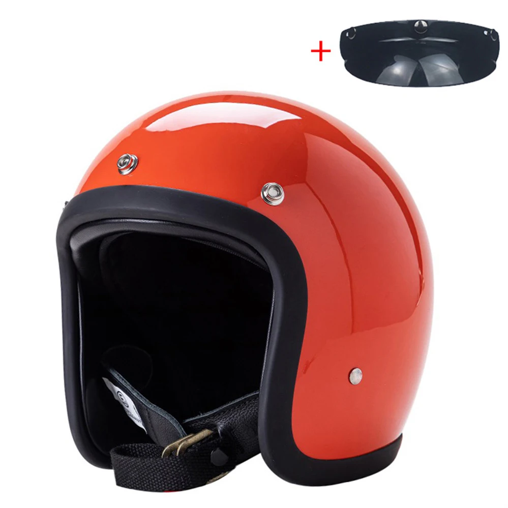 Korea Japanese Style Retro TT&COCASCOS 500TX Helmet Low Profile Motorcycle Open Face Helmet Style Small Shape Motorbike Helmet