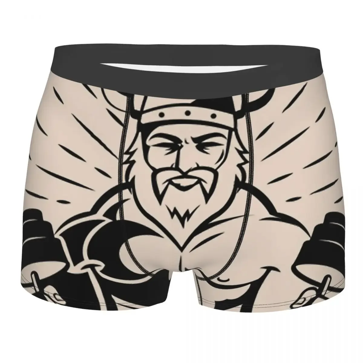 Proud Underpants Breathbale Panties Male Underwear Print Shorts Boxer Briefs