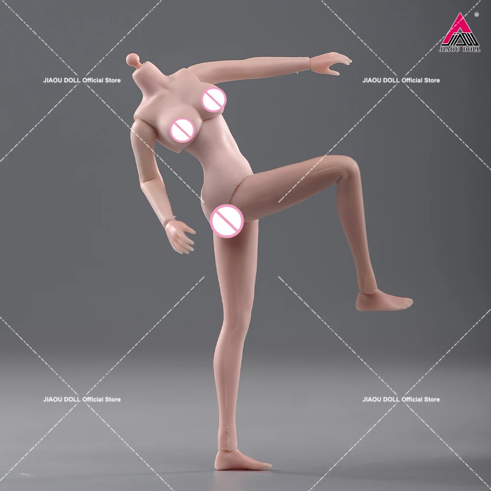 1/12 Skala Super elastyczne kobiece silikonowe ciało 6'' Żołnierz Duża średnia mała pierś Opalenizna Figurka akcji Lalka