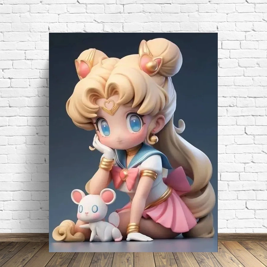 الكرتون الأميرة سنو وايت حسناء 5D كامل جولة الماس اللوحة أطقم لطيف Hanfu الفتيات DIY التدريبات فسيفساء التطريز عبر غرزة