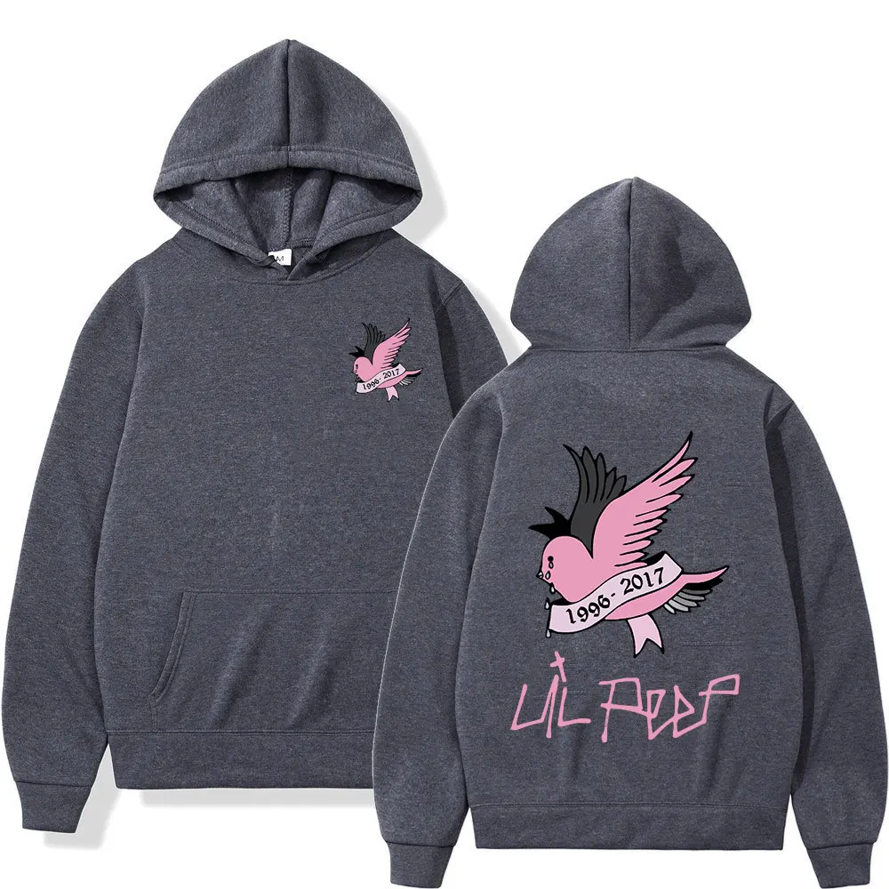 Rapper Lil Peep CryBaby Pink Hoodies Men Women Fashion Vintage Hip Hop Oversized Sweatshirt Autumn Winter Fleece Warm Pullovers