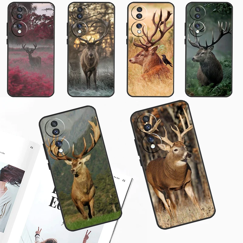 STUNNING DEER Animal For Honor X9b X8b X8a X9a X6a X7a X6 X7 X8 X9 Honor 90 70 50 Magic 5 Lite Magic 6 Pro Case