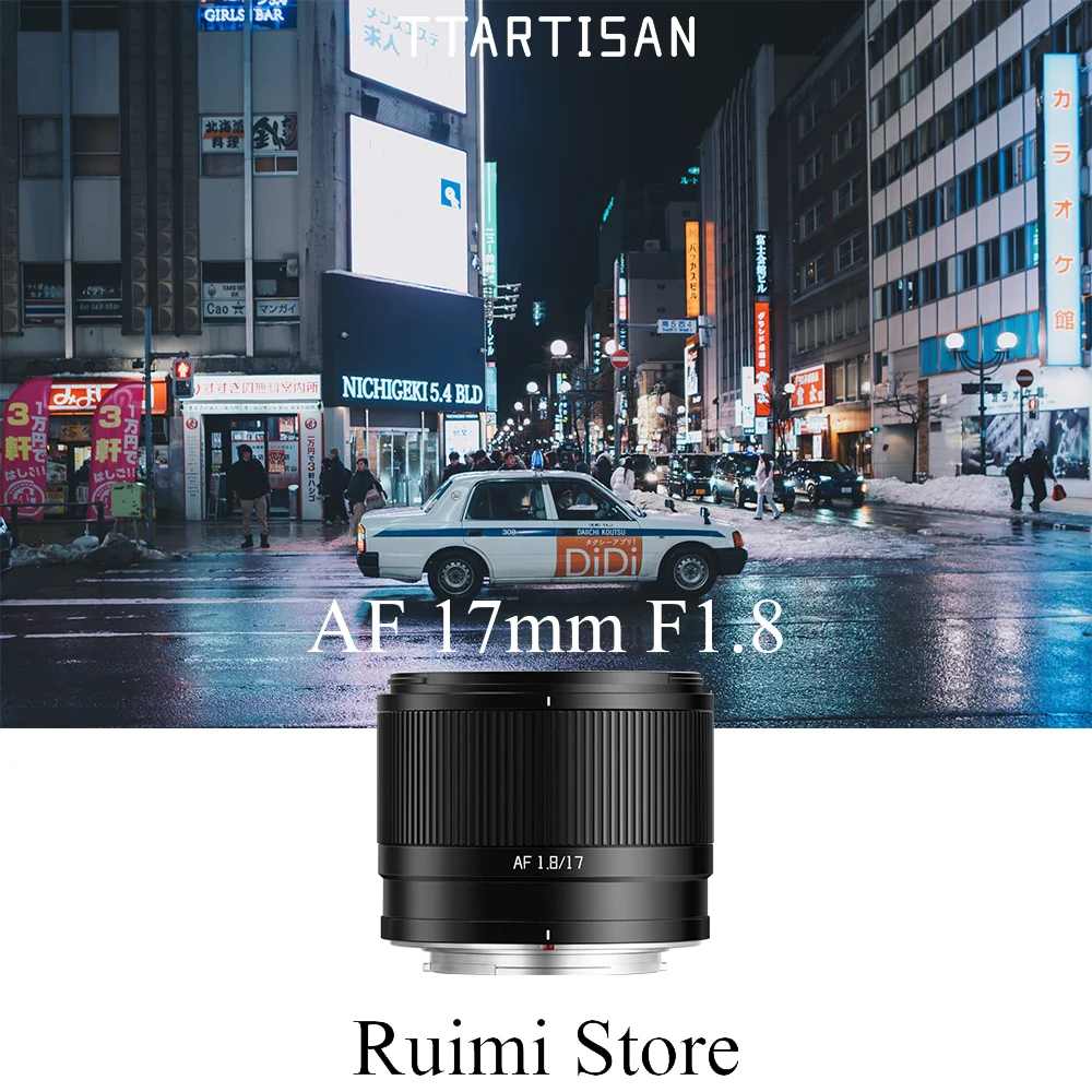 Objectif autofocus grand angle à grande ouverture TTArtisan 17 mm F1.8 Air APS-C
