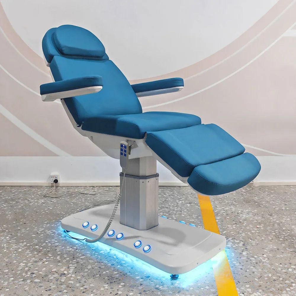Multi Functional Adjus Backrest Leg-rest Tattoo Parlors Spa Foot Control Massage Bed