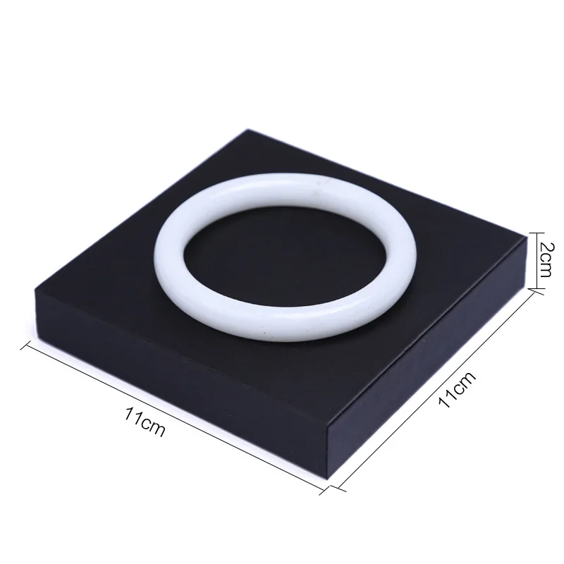 

Jewelry Display Props Jewelry Stand Jewelry Display Tray Counter Black Baseplate Live Broadcast Holder Base Table