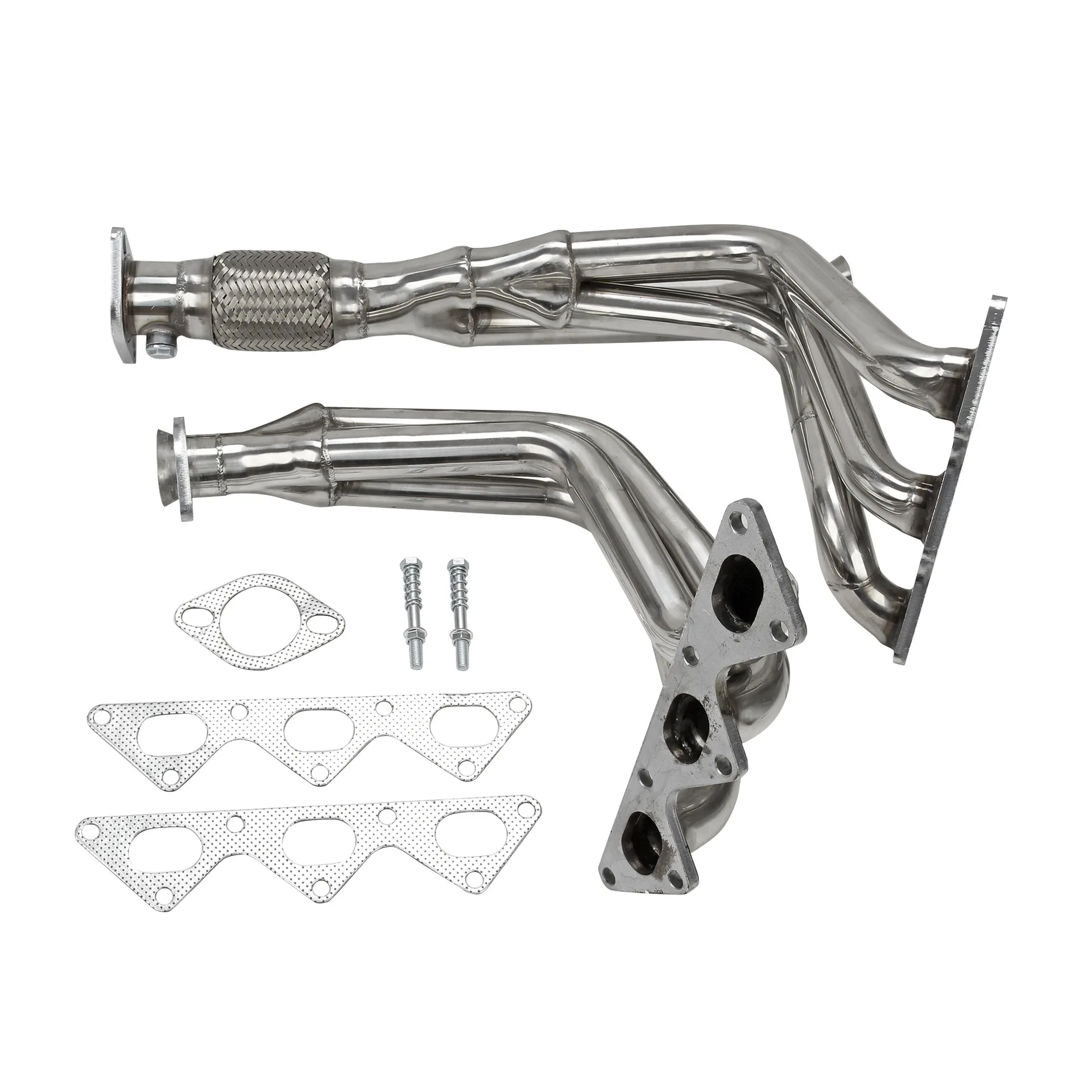 V6 stainless steel exhaust pipe header for 91-99 Mitsubishi 3000GT Stealth DOHC