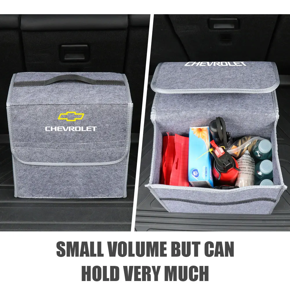 Auto Trunk Organizer Box Large Capacity Car Multiuse Tool Storage Folding Bag For Chevrolet Cruze Lacetti Z71 Equinox Trax Spar