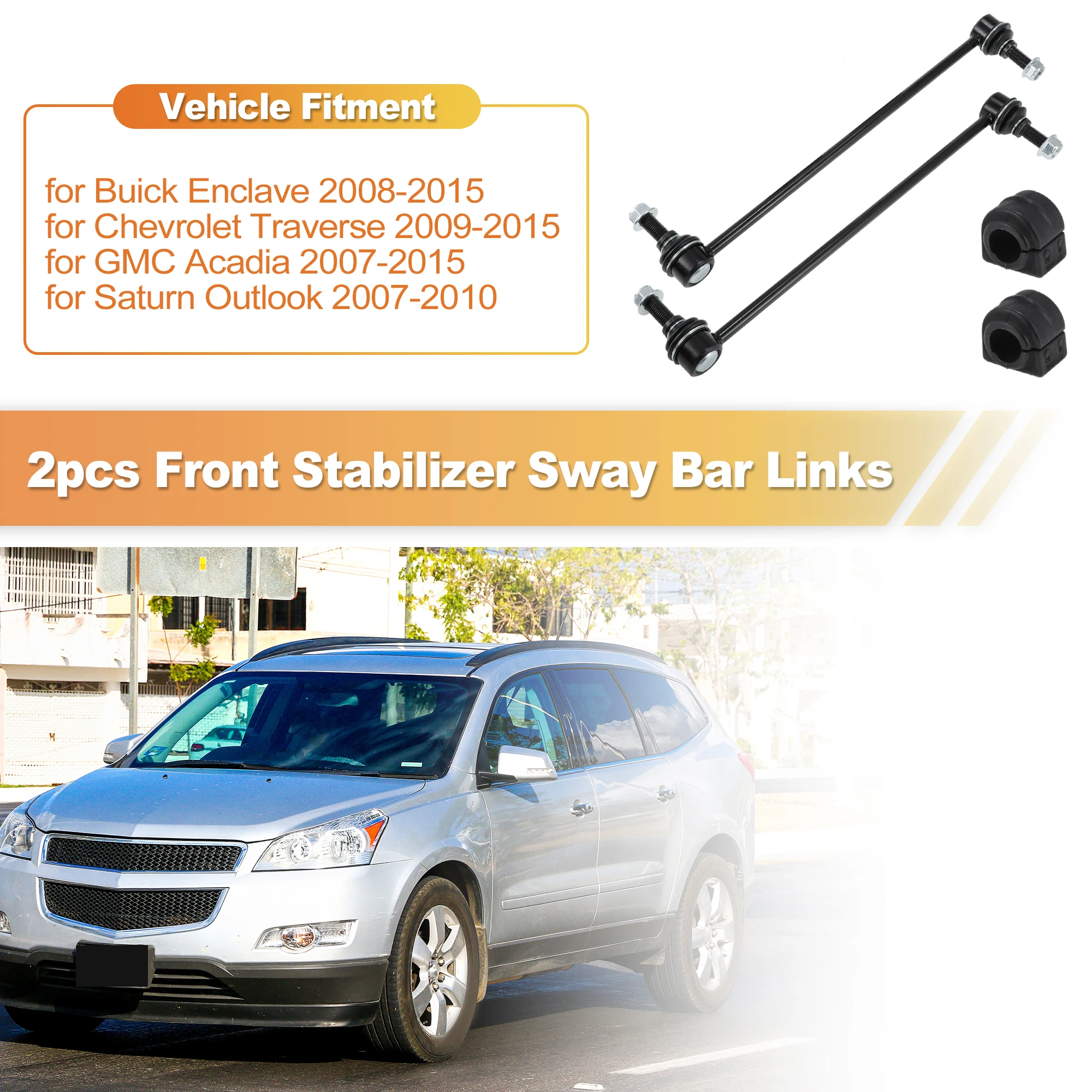 

UXCELL Front Stabilizer Sway Bar Link for Buick Enclave for GMC Acadia K750155/K200876