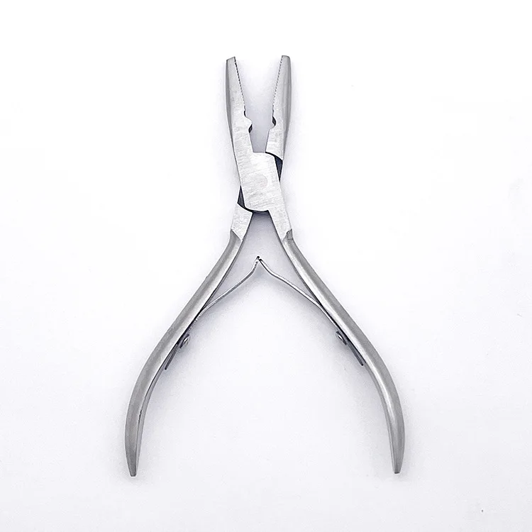 Multifunctional Hair Extension Pliers with Pointed Nozzle Micro Film Bond Hair Extensions Install Removal Salon Tools