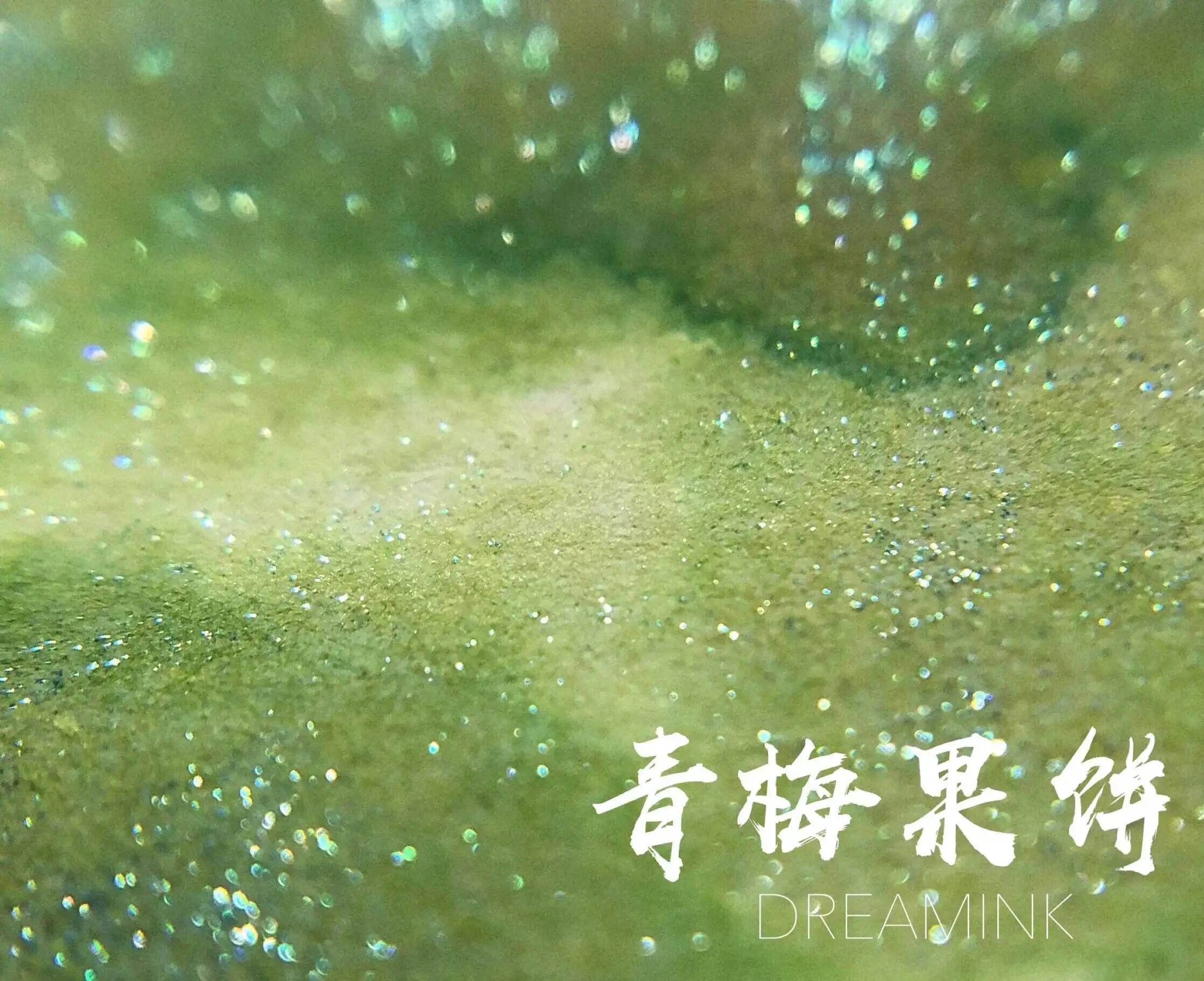 Dream Ink, Green Plum Cake，shimmer Glitter Shading  Sheen Ink ,20ml
