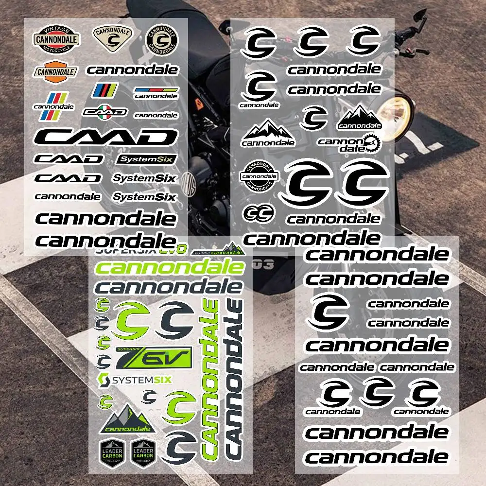 modern mountain cycling sticker Curved Geometric Badge Decals for Bicycle Framemark wide bold sans serif lowercase lettering