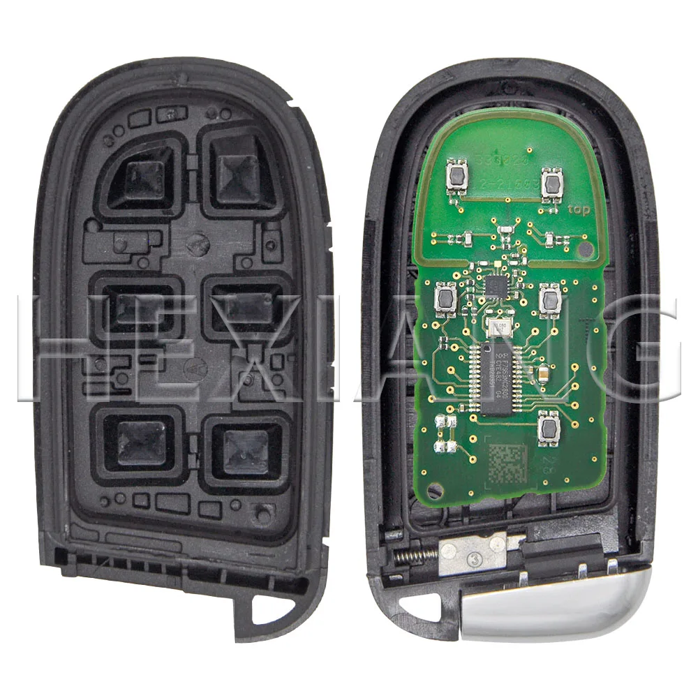 HE 4A Chip 433MHz Original PCB M3N-40821302 SIP22 Car Remote Key 68250335AB For Fiat 500 500X 500L Jeep Compass Renegade